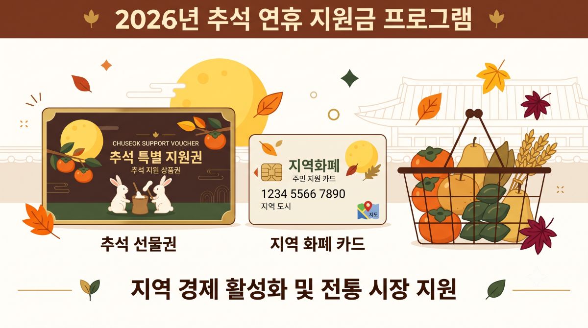 2026 추석 연휴 소비쿠폰